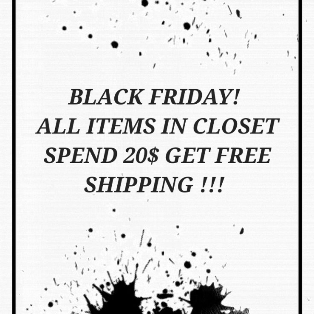 BLACK FRIDAY SALE GOES ON TILL MONDAY !